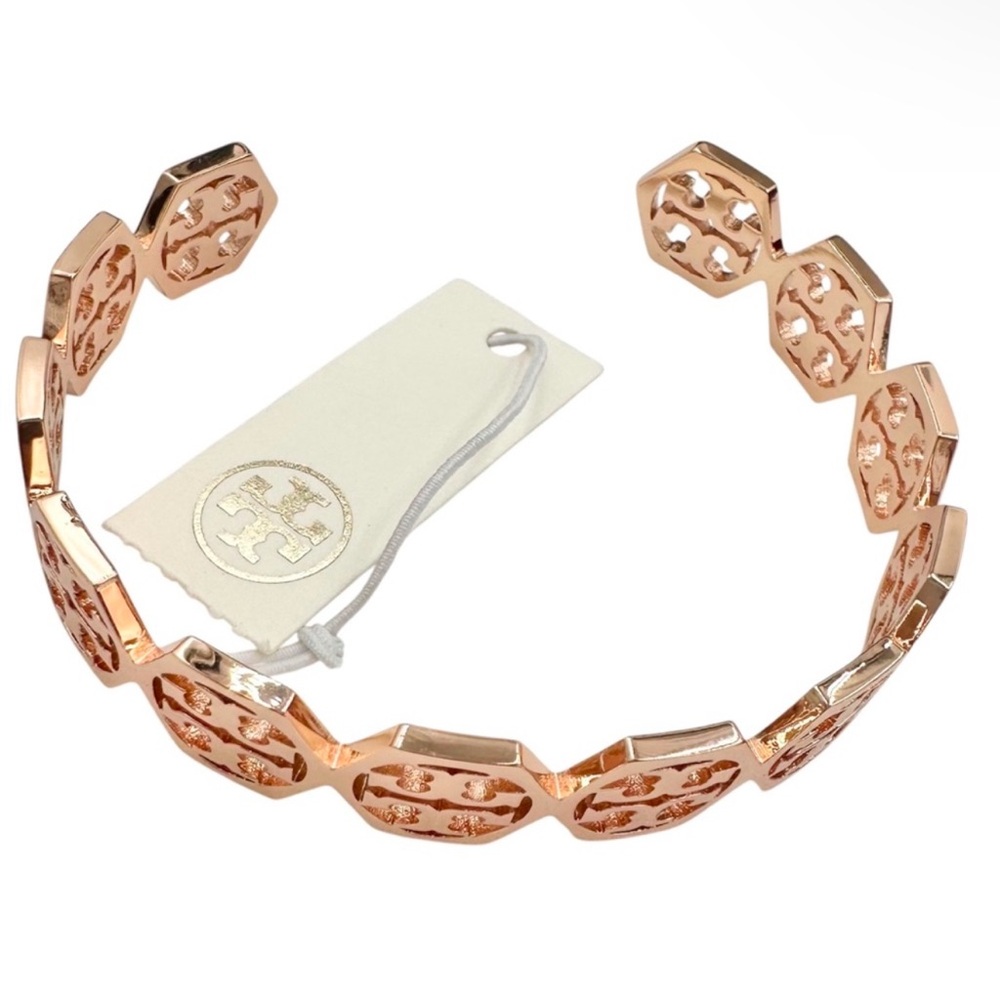 Tory Burch Hexagon Cuff Bracelet NWT